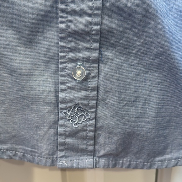 Andy & Evan light blue dress button down shirt 4T in like new condition - Picture 3 of 3